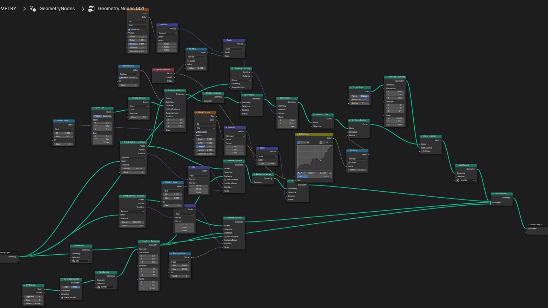 geometry nodes setup